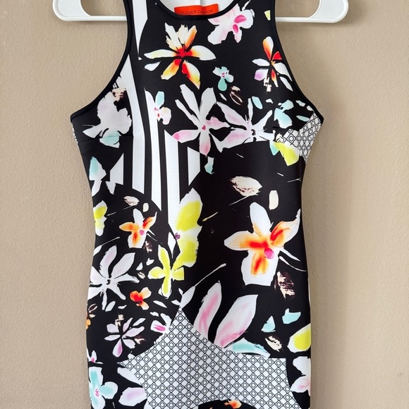 NWT Clover Canyon Multicolor Floral Discs Dress Size M - Picture 3 of 6